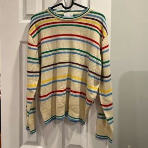 lightweight unif rainbow sweater